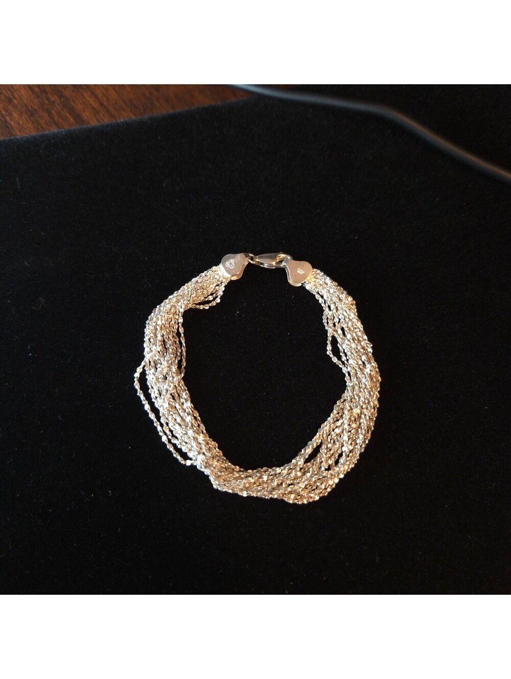 Sterling Silver 7 1/2" Multi-Strand Bracelet - Marked 925 (12GRAMS)